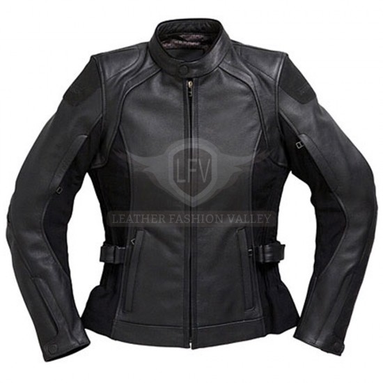 Men's Black Classic Motorbike Leather Jacket