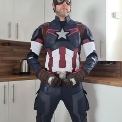 Captain America Age of Ultron Screen Printed Suit - Fabric same as movies