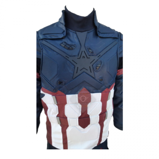 Captain America Infinity War Screen Printed Suit