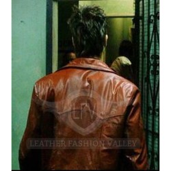 Fight Club Brown Leather Jacket Fight Club Brown Leather Jacket
