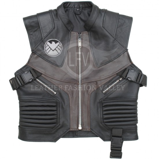 The Avengers Hawkeye Leather Vest