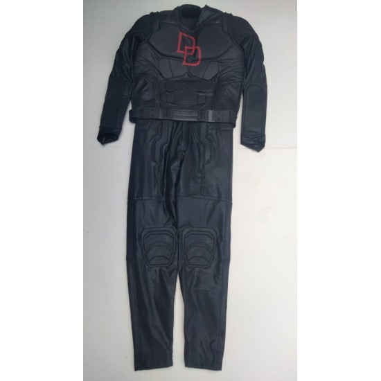 Daredevil Born Again Black Suit Red DD Logo on chest Daredevil Born Again Black Suit Red DD Logo on chest