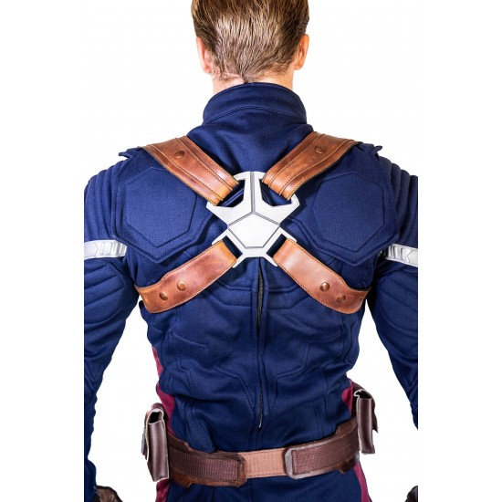 Avengers 4 Endgame Captain America Stealth Strike Suit - Premium Version with rubber and badge upgrades (Screen Accurate)