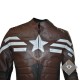 Captain America The Winter Soldier Stealth Strike Leather jacket (Dark Brown)
