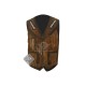 Dark Brown Western Cowboy Fashion Leather Vest Jacket