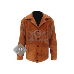 Desert Western Cowboy Fashion Leather Jacket