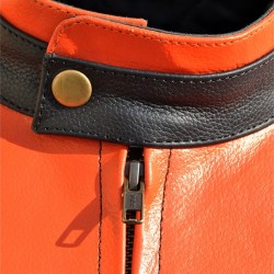 Harley Davidson and Marlboro Mens Motorcycle Leather Jacket