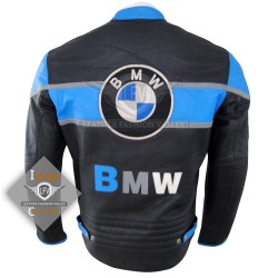 Men Motorbike Gear BMW And Nokia Leather Jacket
