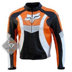Men Motorbike Gear Dashing Three Color Leather Jacket