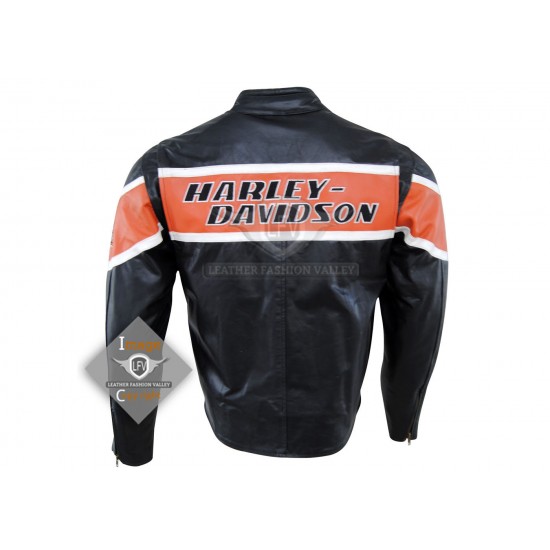 Men Motorbike Gear Harley Davidson Leather Jacket