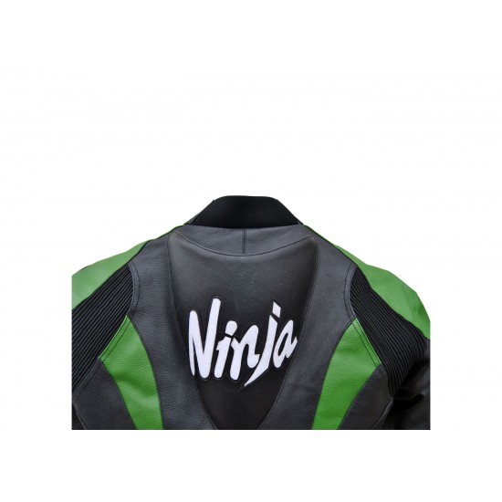 Men Motorbike Gear Ninja Leather Jacket