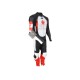 Men Motorbike Gear Red & White Tracsuit Leather Jacket