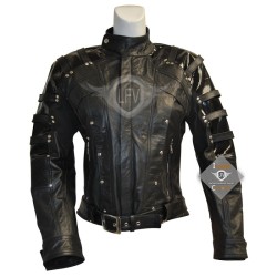 Mens Slim Fit Biker leather Jacket