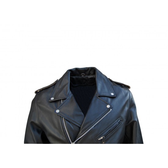 Mens Harley Davidson Motorbike Black Leather Jacket