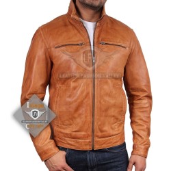 New Italian Classic Biker leather Jacket For Men Genuine Leather Jacket