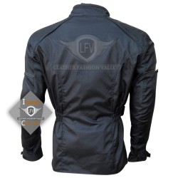 Textile Motorbike Men Black Leather Jackets A