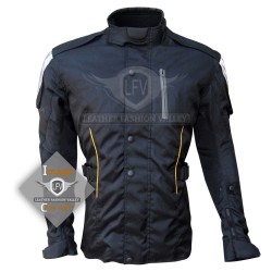 Textile Motorbike Men Black Leather Jackets A