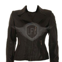 Black Two Front Pocket Brando Style Leather Jacket Black Two Front Pocket Brando Style Leather Jacket