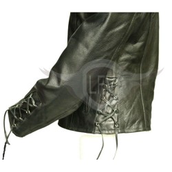 Stylish Front Zipper Closure Leather Jacket Stylish Front Zipper Closure Leather Jacket