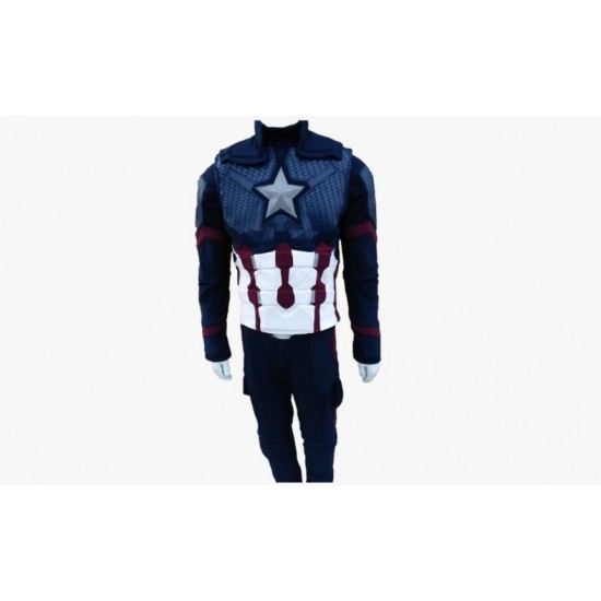 Captain America Avengers Endgame Full Suit (Updated shoulders bells, star burst & extra tabs)