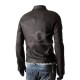 Multi Pocket Slim Fit Brown Rider Leather Jacket