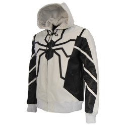 Spiderman leather Jacket hoody Spiderman leather Jacket hoody