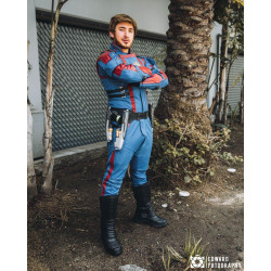 Star Lord Costume Guardians of The Galaxy Screen Printed Suit Star Lord Costume Guardians of The Galaxy Screen Printed Suit