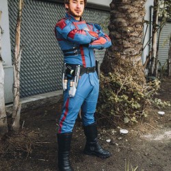 Star Lord Costume Guardians of The Galaxy Screen Printed Suit Star Lord Costume Guardians of The Galaxy Screen Printed Suit