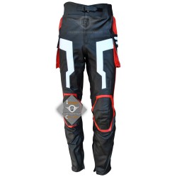 Avengers Age Of Ultron Costume Black Red Captain America  Pants Avengers Age Of Ultron Costume Black Red Captain America  Pants