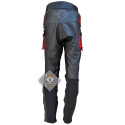 Avengers Age Of Ultron Costume Black Red Captain America  Pants Avengers Age Of Ultron Costume Black Red Captain America  Pants