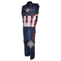 Captain America Civil War Costume Cordura Jacket Captain America Civil War Costume Cordura Jacket