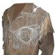 Mens Suede Leather Western Style Jacket