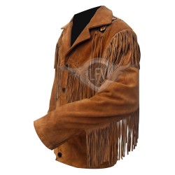 Men Designer Classic Western Leather Jacket Men Designer Classic Western Leather Jacket