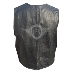 Designer Fashionaable Black Western Leather Vest Designer Fashionaable Black Western Leather Vest