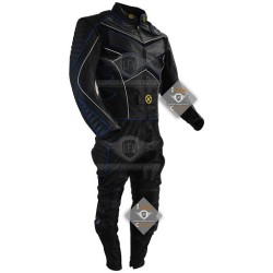 Xmen 3 Wolverine Leather Costume with Blue Piping Xmen 3 Wolverine Leather Costume with Blue Piping
