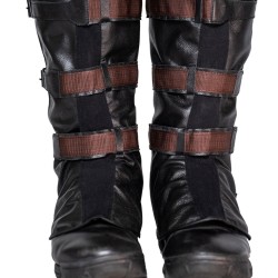 Captain America Leather Boot Covers Captain America Leather Boot Covers