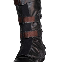 Captain America Leather Boot Covers Captain America Leather Boot Covers