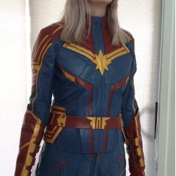 Captain Marvel Leather Suit Captain Marvel Leather Suit