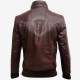Elegant Look Brown 2 Pocket Leather Jacket