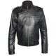 Classic Black 2 Pocket Real Leather Jacket