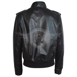 Classic Black 2 Pocket Real Leather Jacket Classic Black 2 Pocket Real Leather Jacket