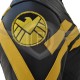 Captain America Winter Soldier Black Yellow Leather Jacket 