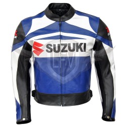 SUZUKI Brand GSXR Motorbike Leather Jacket SUZUKI Brand GSXR Motorbike Leather Jacket