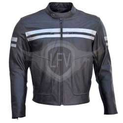 Men's Motorcycle Armor Black Leather Jacket Men's Motorcycle Armor Black Leather Jacket